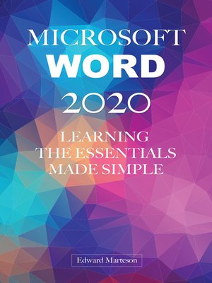 cover image of Microsoft Word 2020